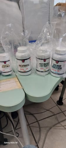 Customer photo review of Potassio Citrato puro al 100% - 160 cps