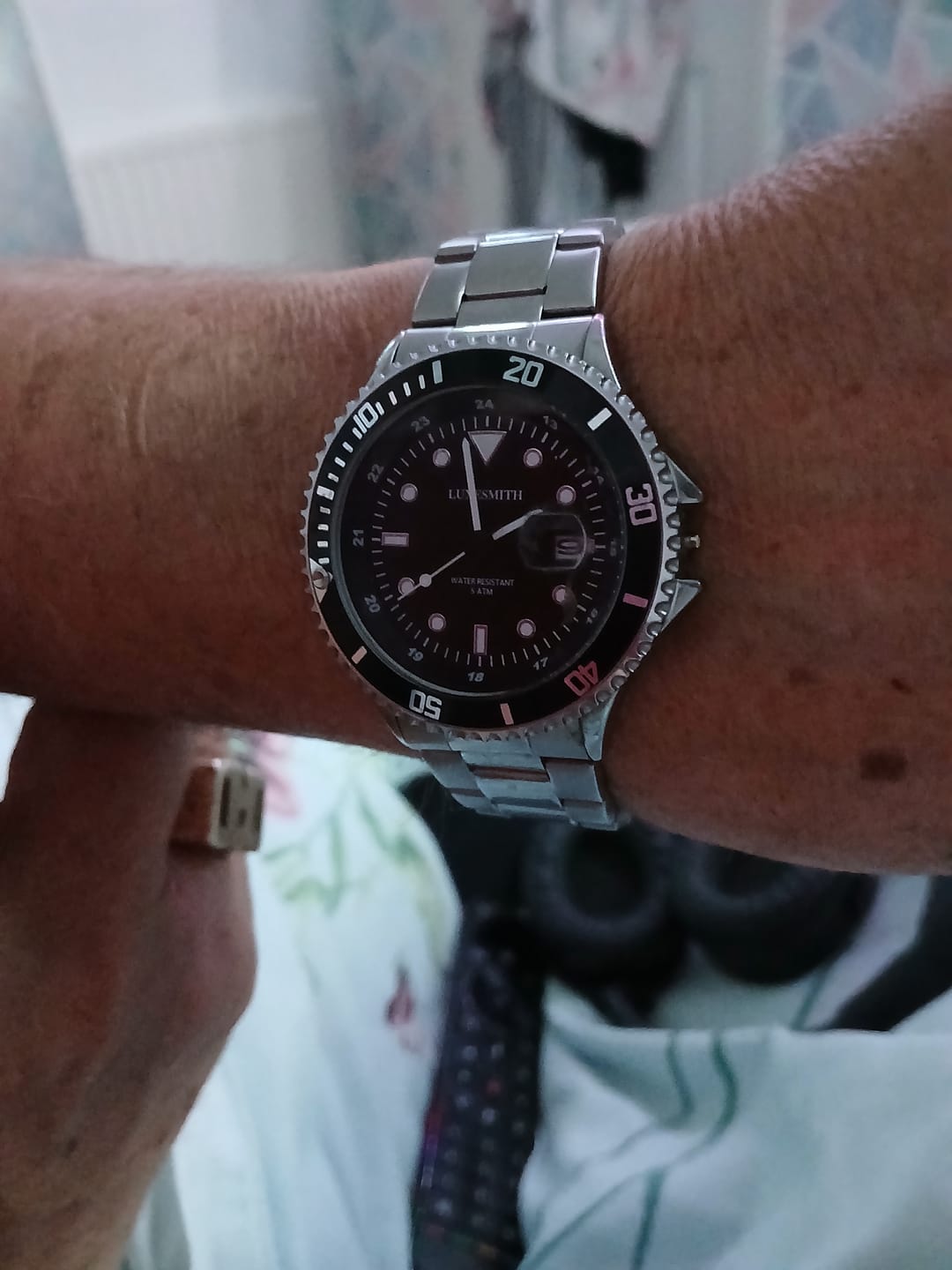 Customer photo review of Luxesmith Midnight Edition - Men's Watch