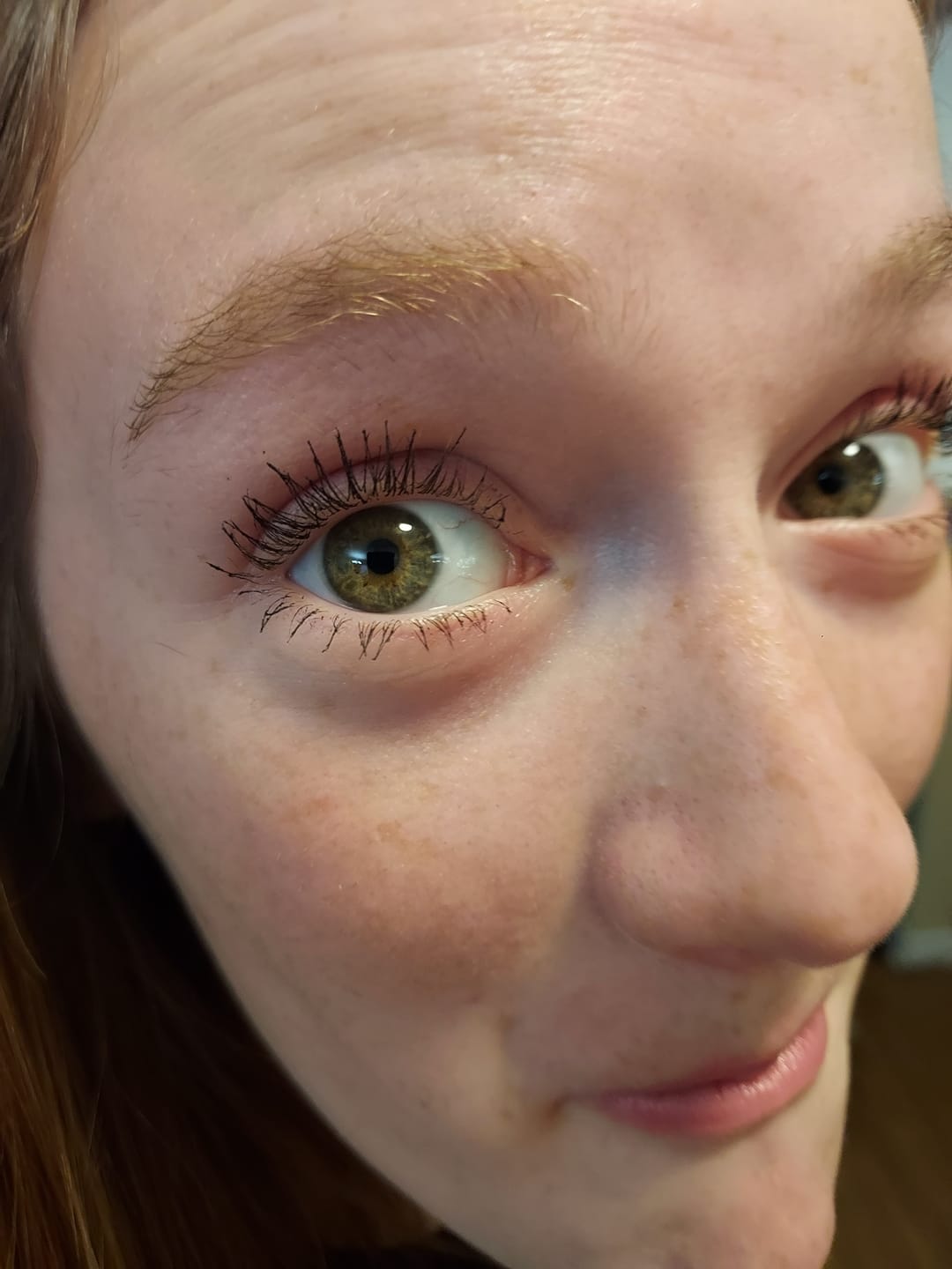 Customer photo review of EYELASH GROWTH SOLUTION