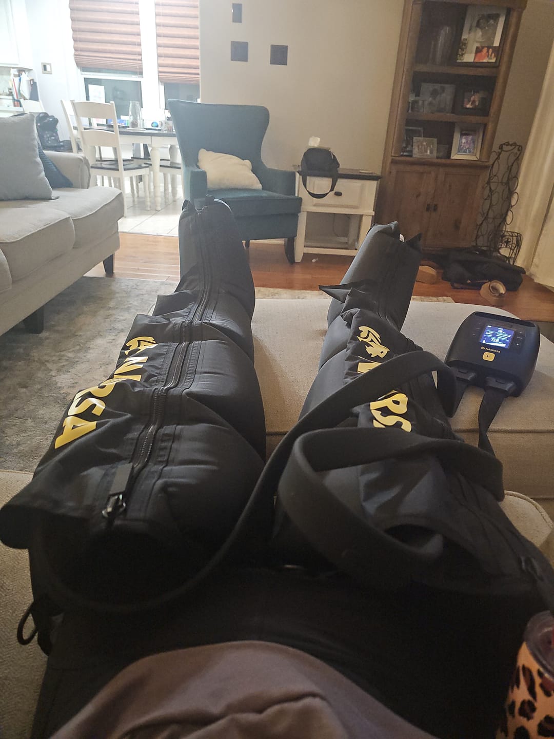 Customer photo review of NAMIRSA PRO AIR COMPRESSION BOOTS
