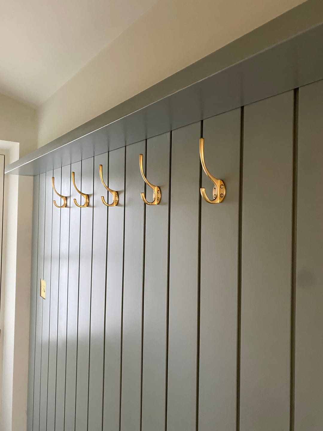 Customer photo review of Classic Brass Hat & Coat Hook