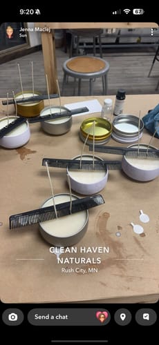 Customer photo review of Soy Candlemaking Workshop