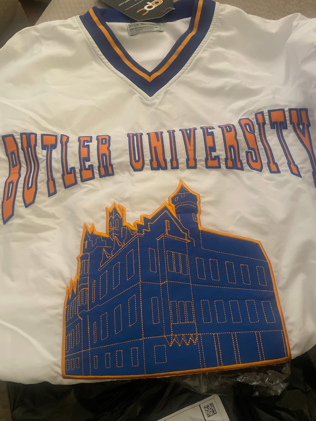 Customer photo review of Butler University Pullover - White/Gold