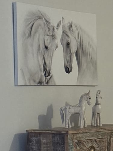 Customer photo review of Snow Horses