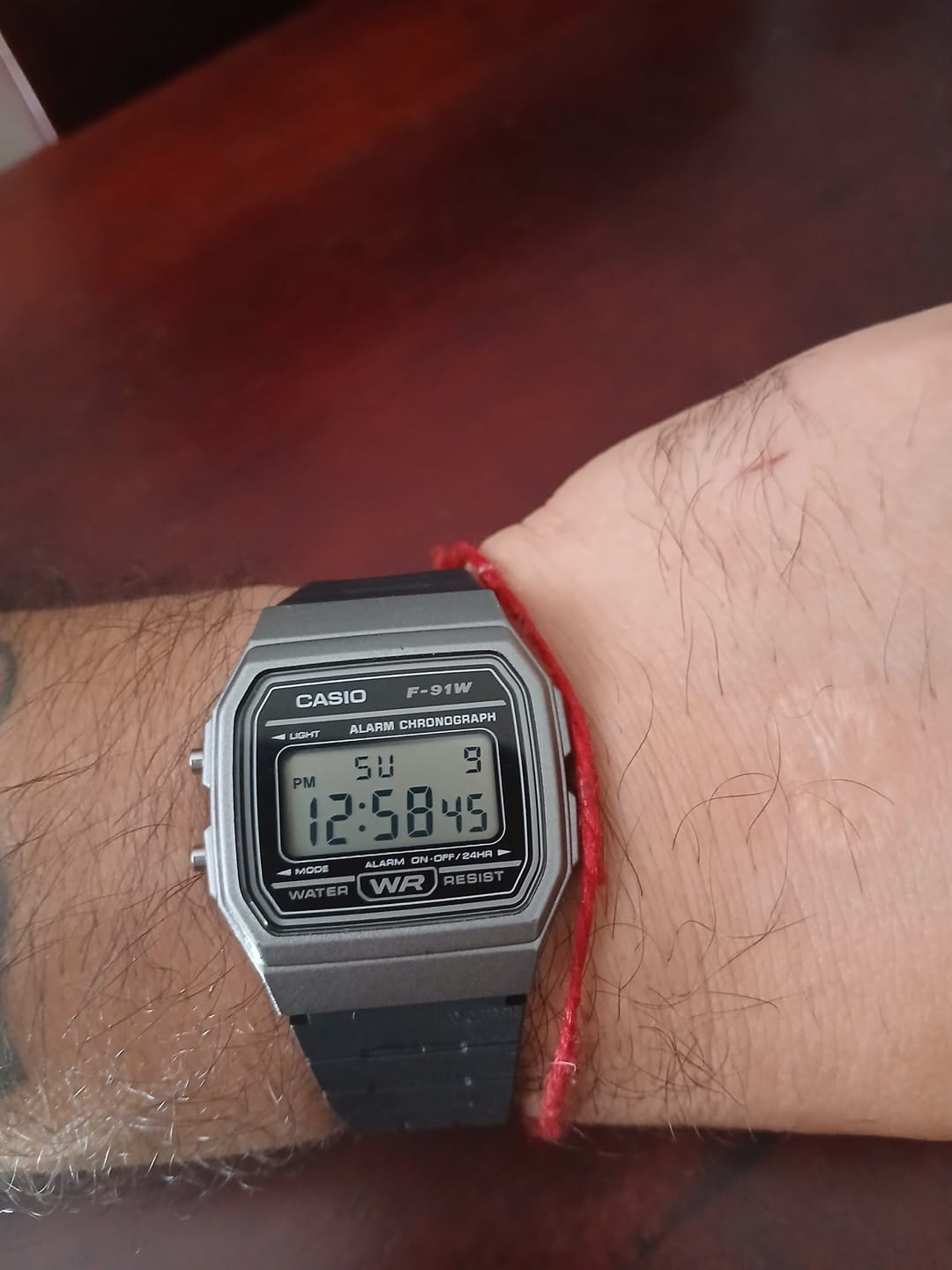 Customer photo review of Reloj Casio Vintage F-91WM-1BDF Gris/Negro