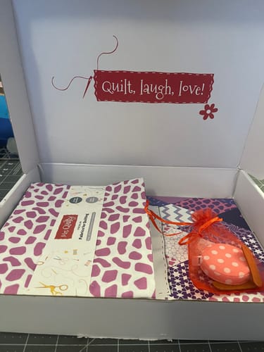 Customer photo review of Mrs Quilty Subscription Box 4
