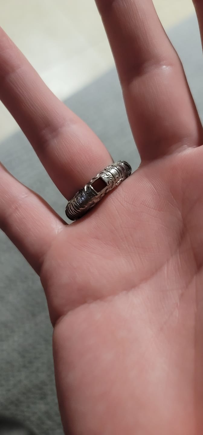 Customer photo review of UPGRADED CATACOMBS RING