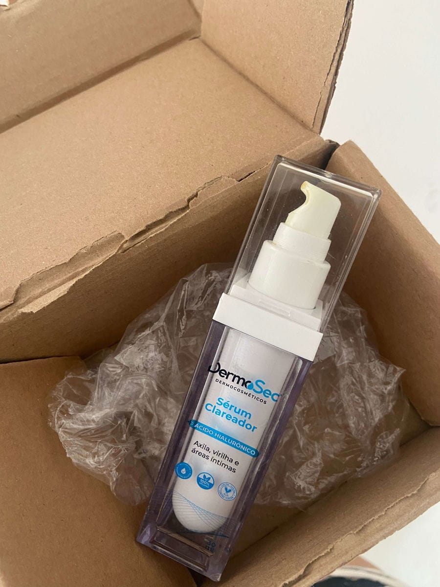 Customer photo review of Sérum Clareador Potente