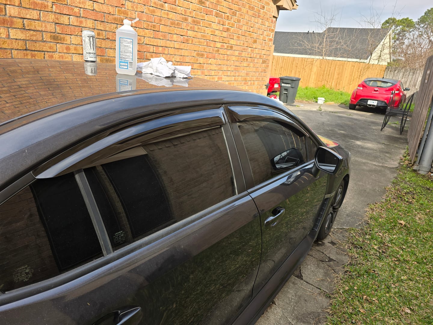 Customer photo review of Window Visors Sun/Rain Guards