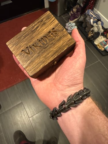Customer photo review of The Midgard Serpent - Stainless Steel Bracelet