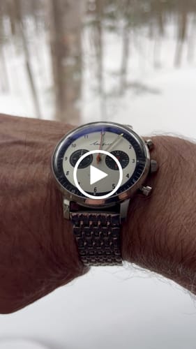 Customer video review of Chronograph Panda 12h/24h watch