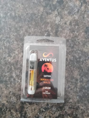 Customer photo review of THC HAWAIIAN HAZE Full Spectrum 510 Thread Vape Cartridge 1000mg 1 gram