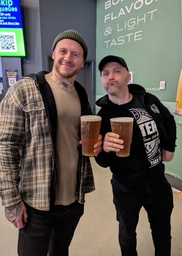 Customer photo review of LOGO FISHERMAN BEANIE.