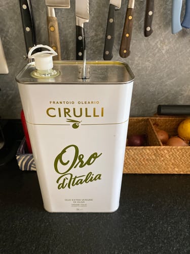 Customer photo review of 4 lattine di olio extravergine di oliva • 4 X 3 Litri