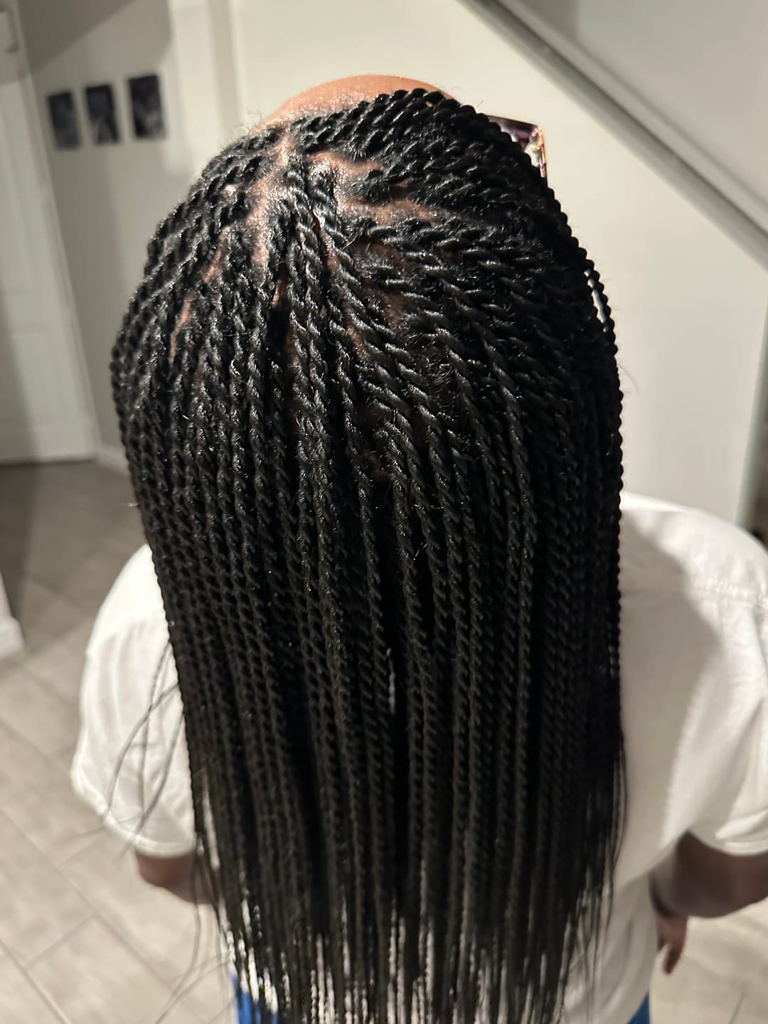 Customer photo review of Bloom- Supa Potent Healthy Hair Growth Oil
