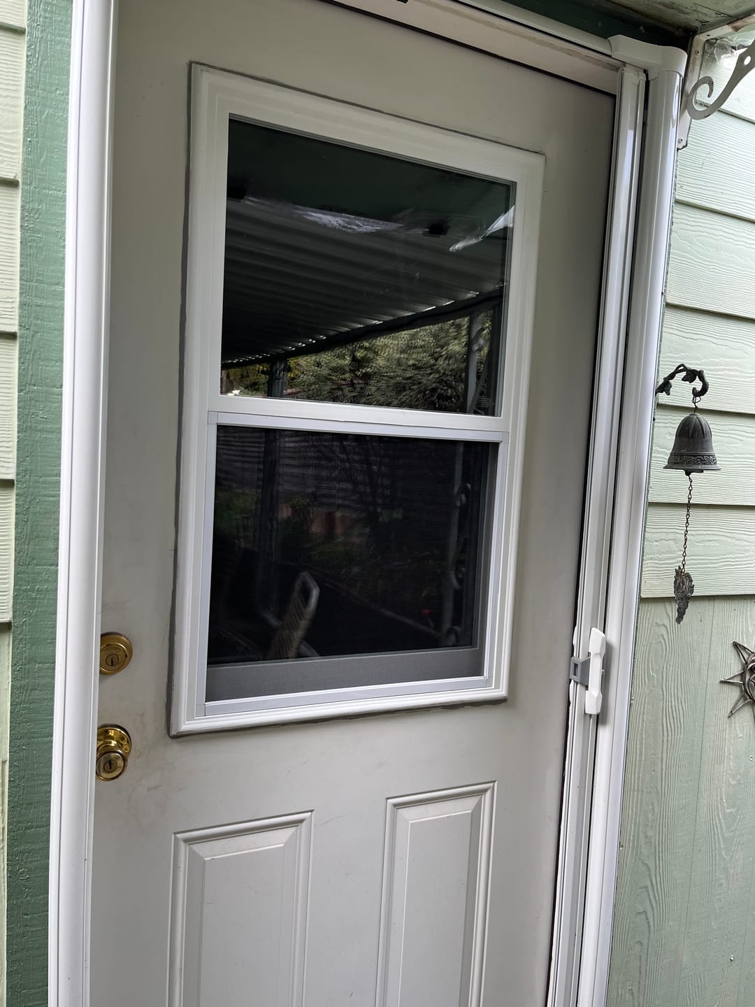 Customer photo review of Venting 1 Lite Glass and Frame Kit (Half Lite)