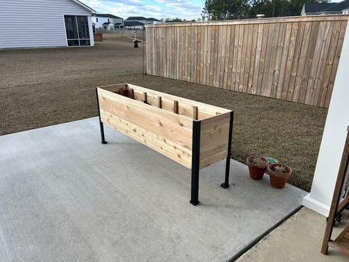 Customer photo review of 18" x 72" Raised Garden Bed