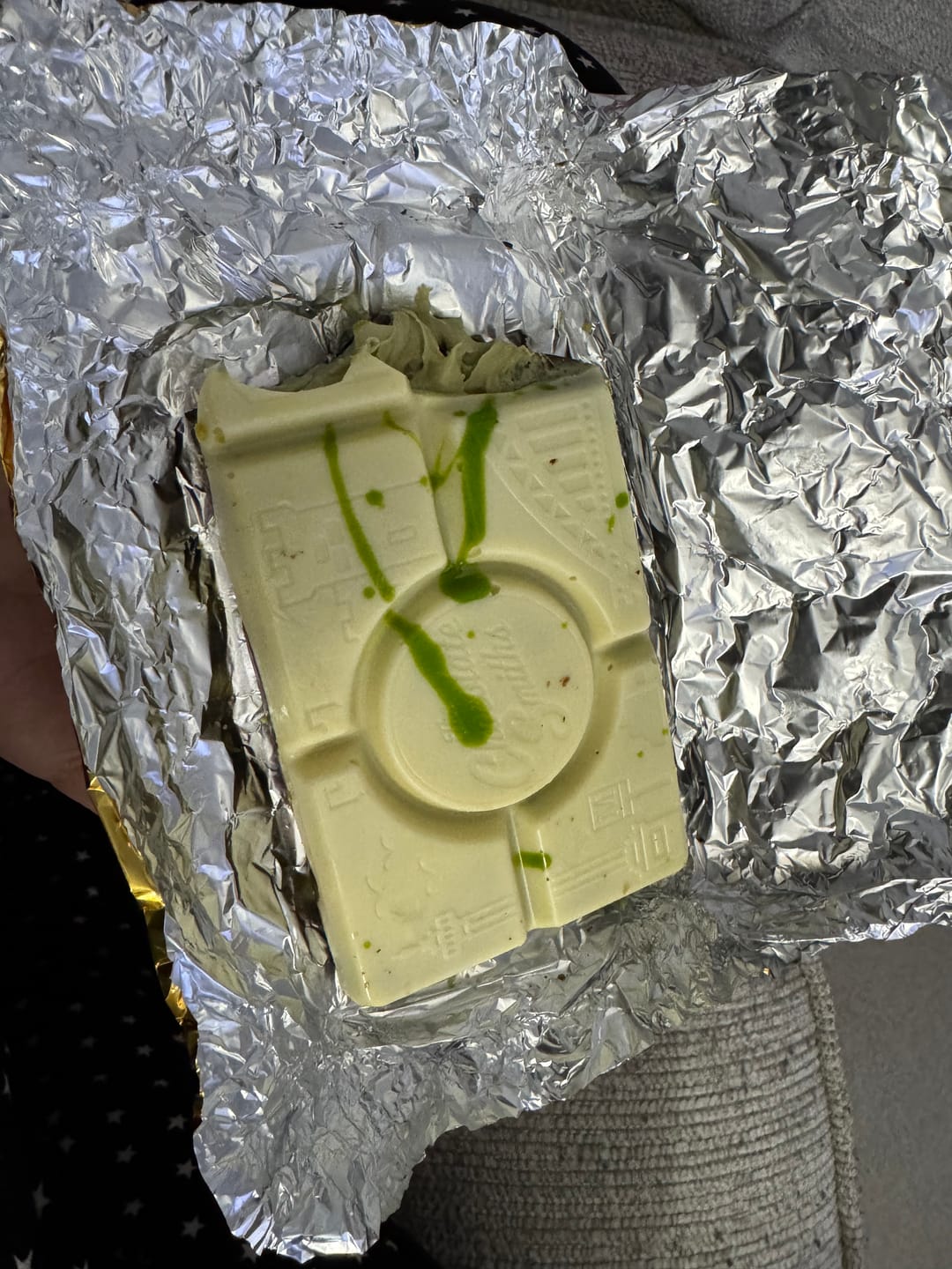 Customer photo review of Pistachio Cannoli Inspired What D'Yee Want Wednesday Bar