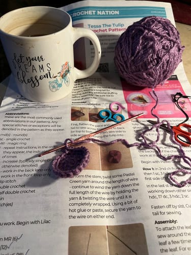 Customer photo review of Crochet Nation • 1-Issue-a-Month Subscription Plan *