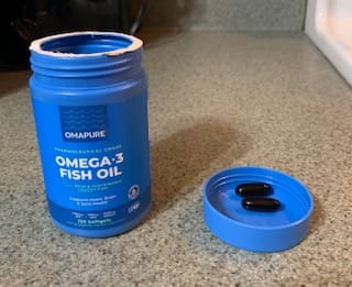 Customer photo review of OMAPURE Omega-3 Fish Oil