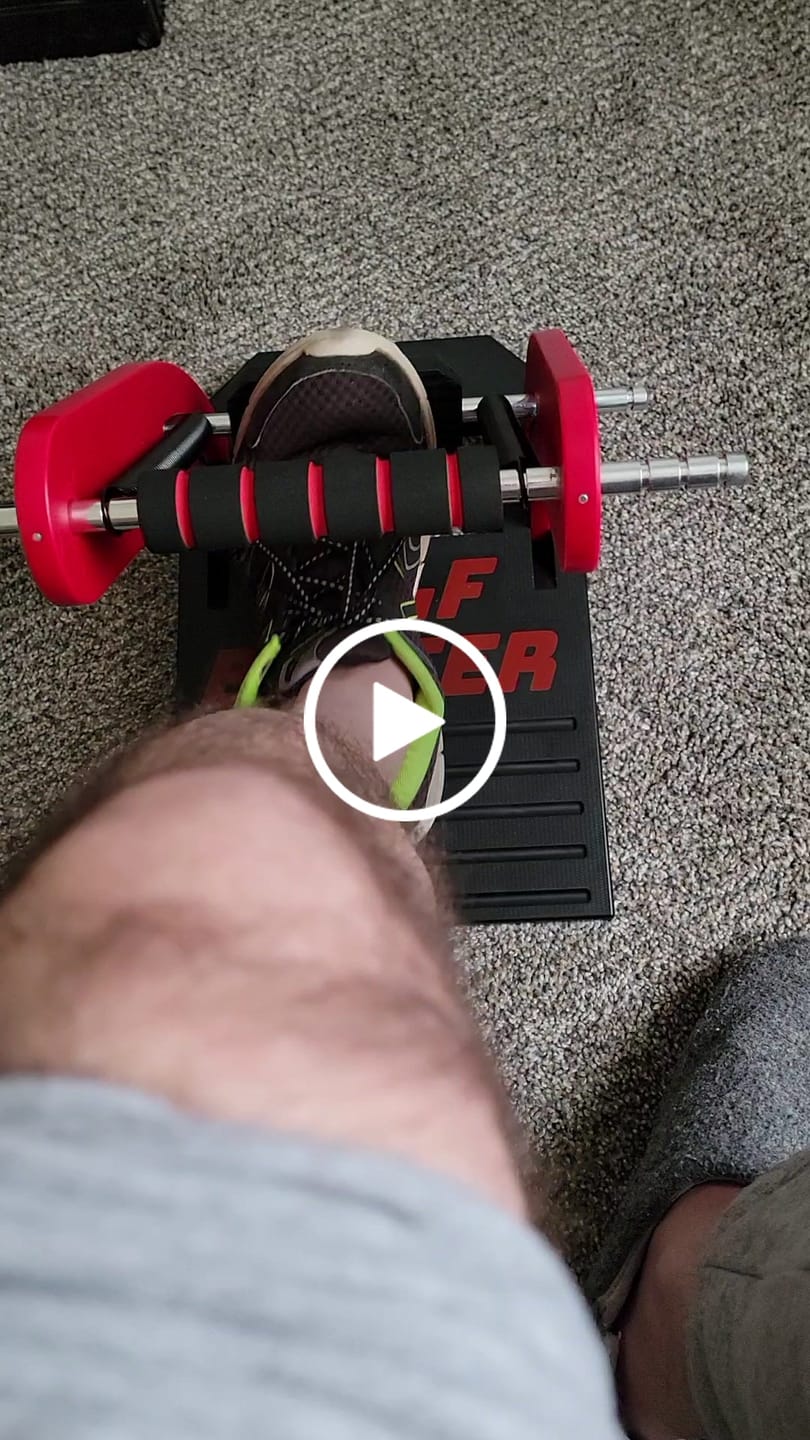 Customer video review of Calf Buster V2 - Calf Extension Machine for Calf Growth, Strength, Rehab, Ankle Strength