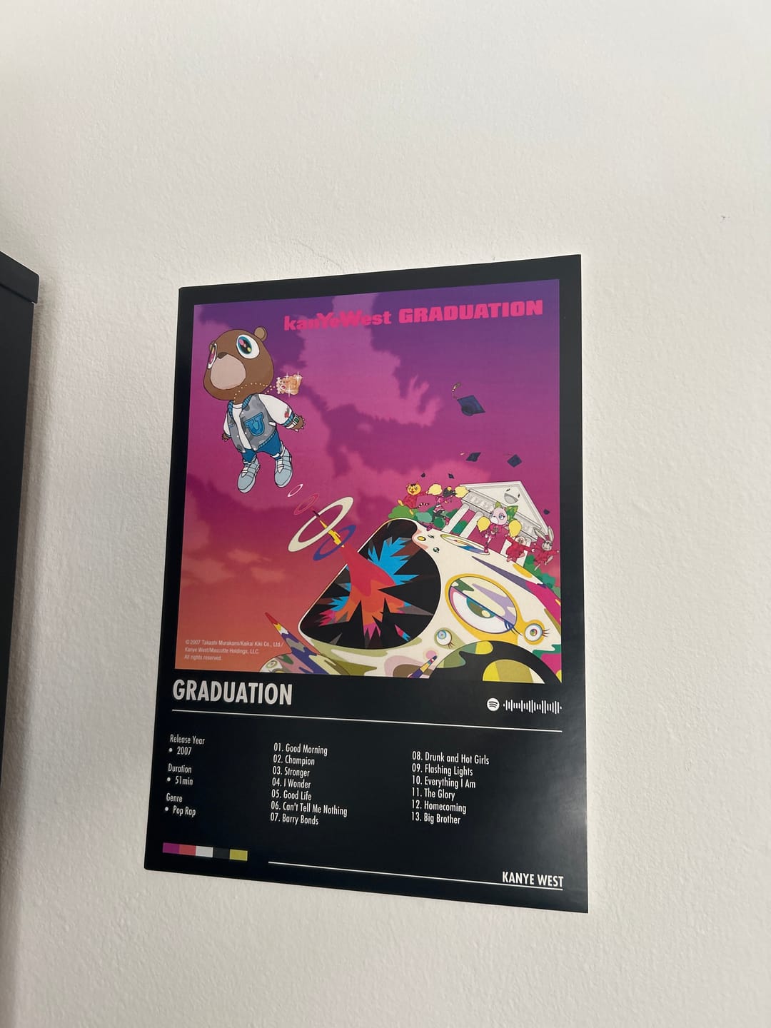 Customer photo review of Kanye West - Graduation | Album Cover Poster