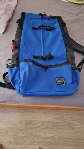Customer photo review of Mochila para Transportar Cães