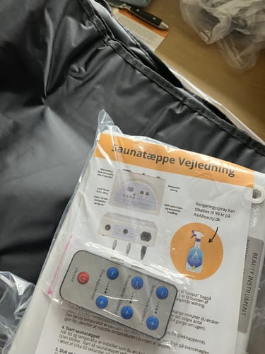 Customer photo review of Infrarødt Saunatæppe 2-zoner