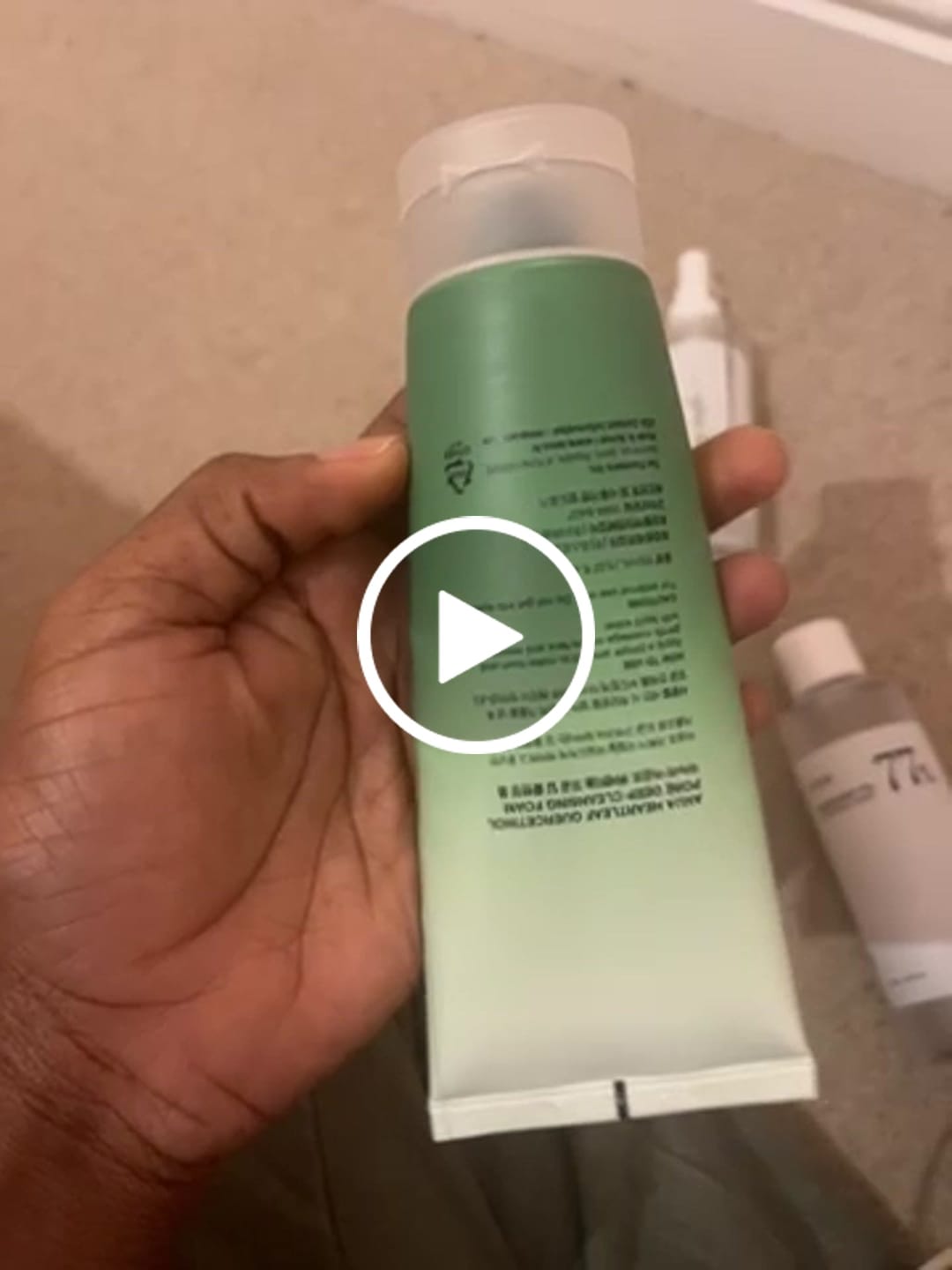 Customer video review of [Anua] Heartleaf Quercetinol Pore Deep Cleansing Foam 150ML