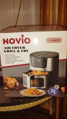 Customer photo review of Air Fryer Novio Grill & Fry