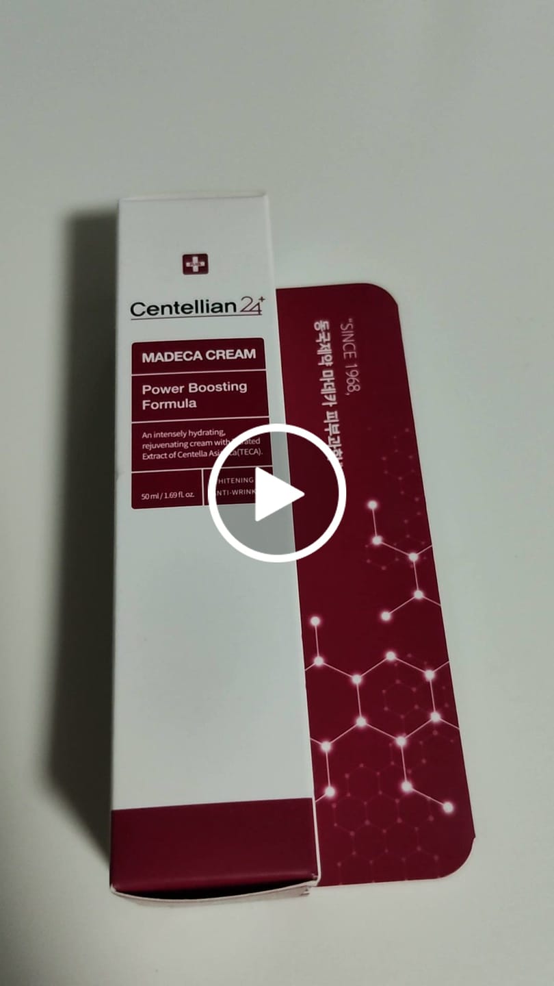 Customer video review of [Centellian24] Madeca Cream Power Boosting Formula 50ml