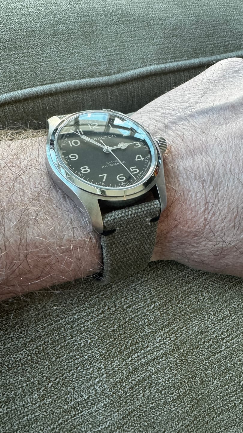 Customer photo review of Panzer Green Canvas