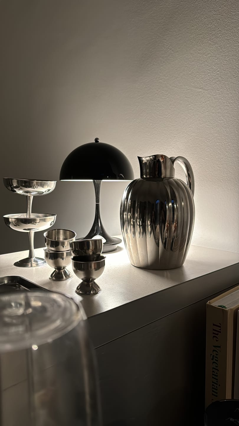 Customer photo review of Minimalism Stainless Steel Serving Tray