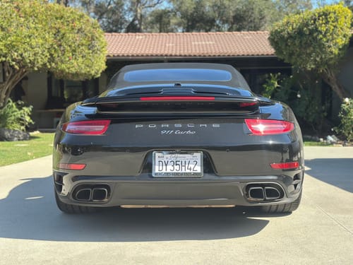 Customer photo review of 2011-2022 CALIFORNIA LICENSE PLATE DMV.CA.GOV - BLACK WITH WHITE TEXT 6"x12" (156.5mm x 305mm)