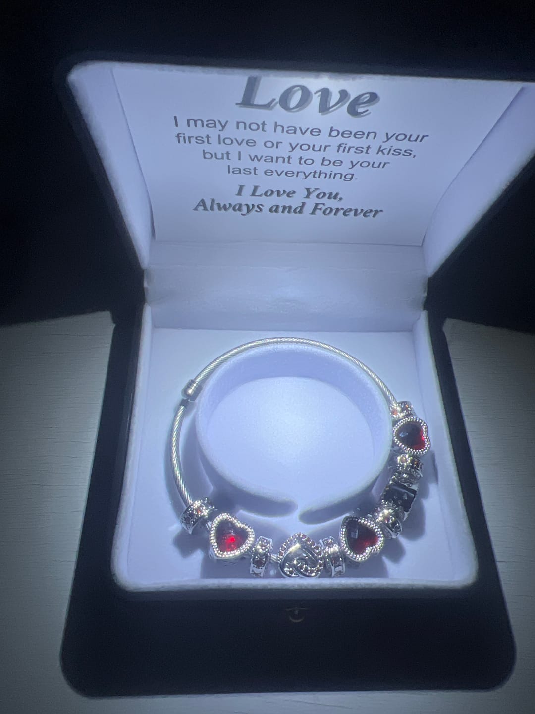 Customer photo review of To My Love - Forever Love Bracelet