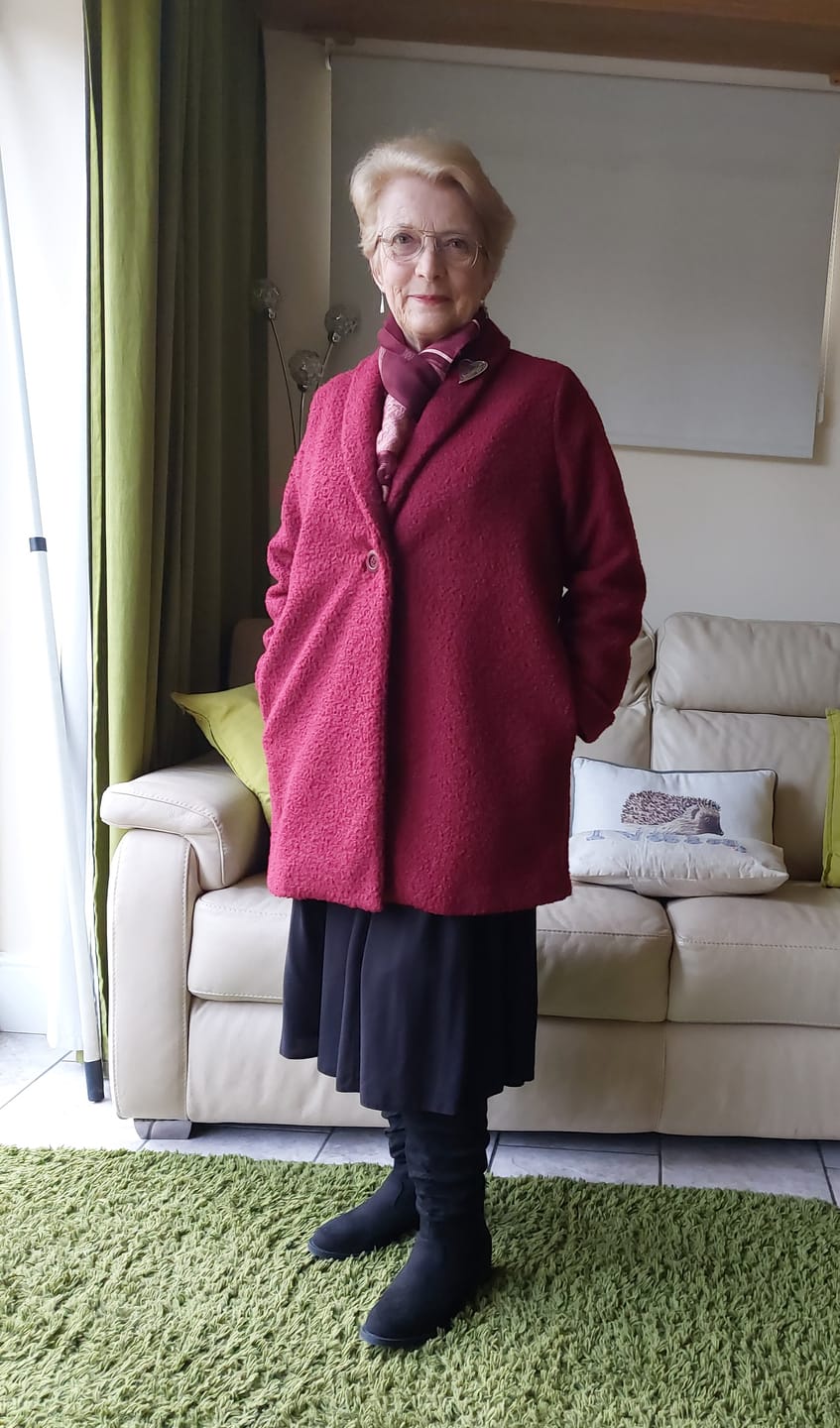 Customer photo review of Plain Boucle Fabric