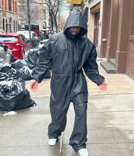 Customer photo review of Coated Cotton Overalls - Yeezy Gap Engineered by Balenciaga
