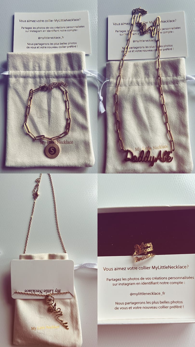 Customer photo review of Collier Personnalisable - MyLittleNecklace