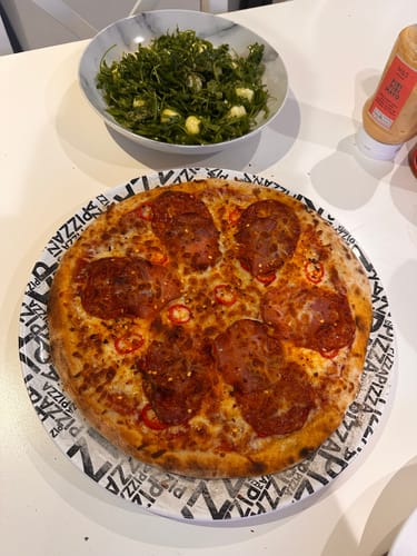 Customer photo review of Sourdough Pizza Bases
