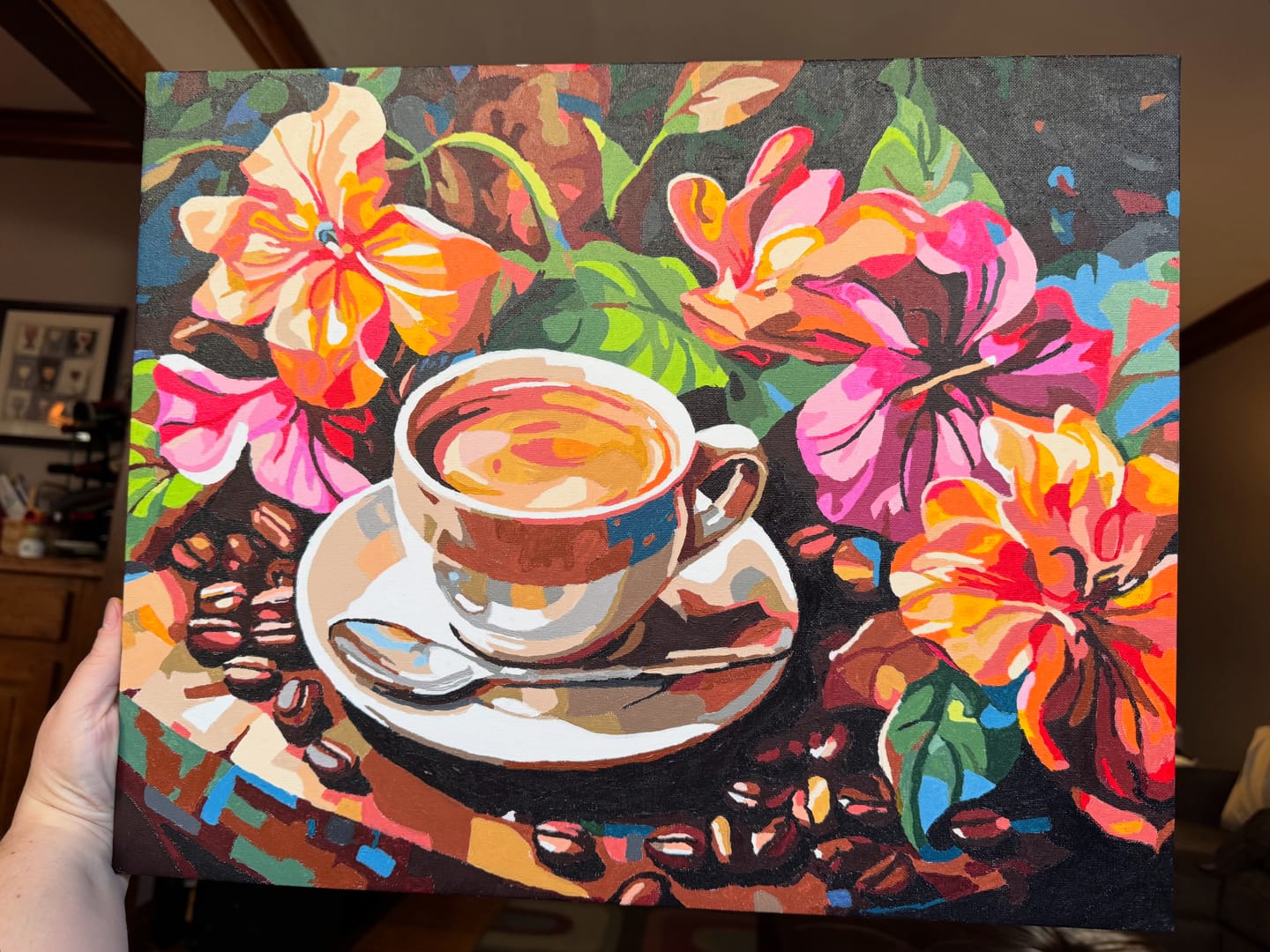 Customer photo review of Floral Coffee