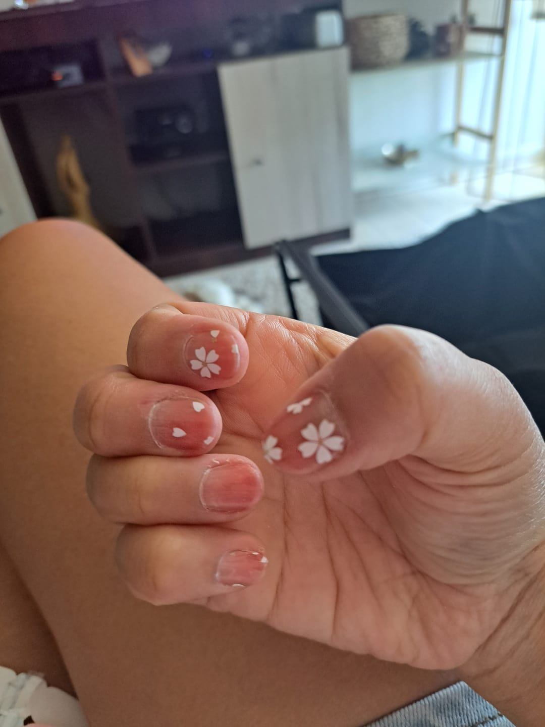 Customer photo review of Cherry Blossom | Stickers de Esmalte