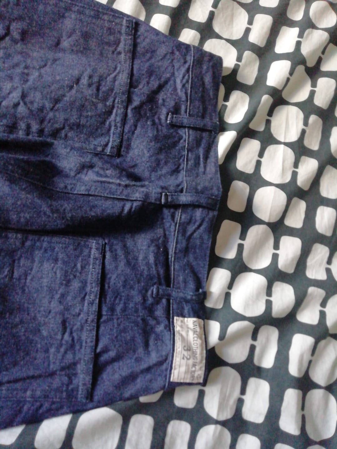 Customer photo review of 1945 USN Dungaree Trousers