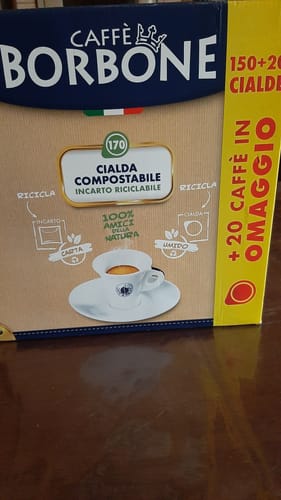 Customer photo review of Caffè Borbone - BOX DA 150+20 Cialde OMAGGIO (Rossa, Blu, Nera)
