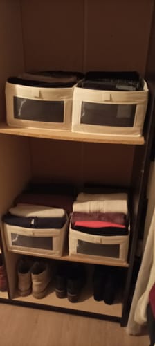 Customer photo review of Caja De Almacenamiento Multiuso De Tela Plegable