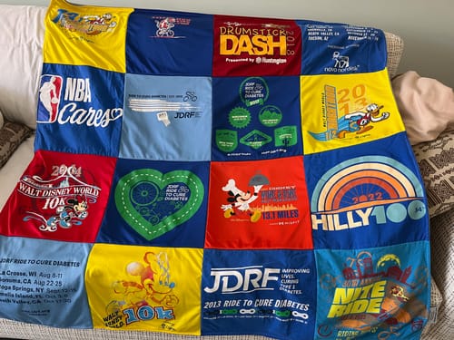 Customer photo review of T Shirt Quilt by Project Repat