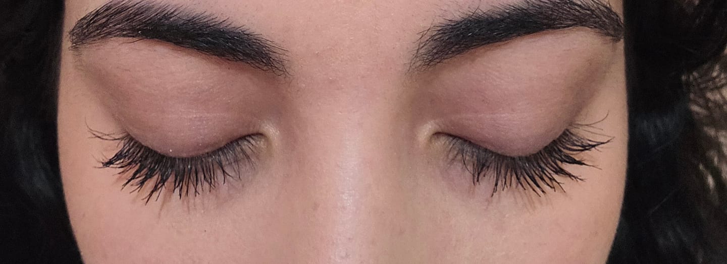 Customer photo review of LASH GROWTH SERUM