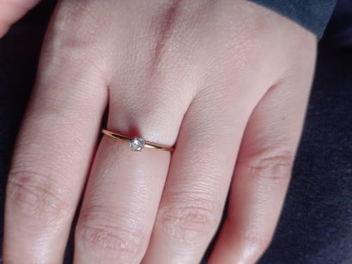 Customer photo review of Plain Chain Two Layer Necklace