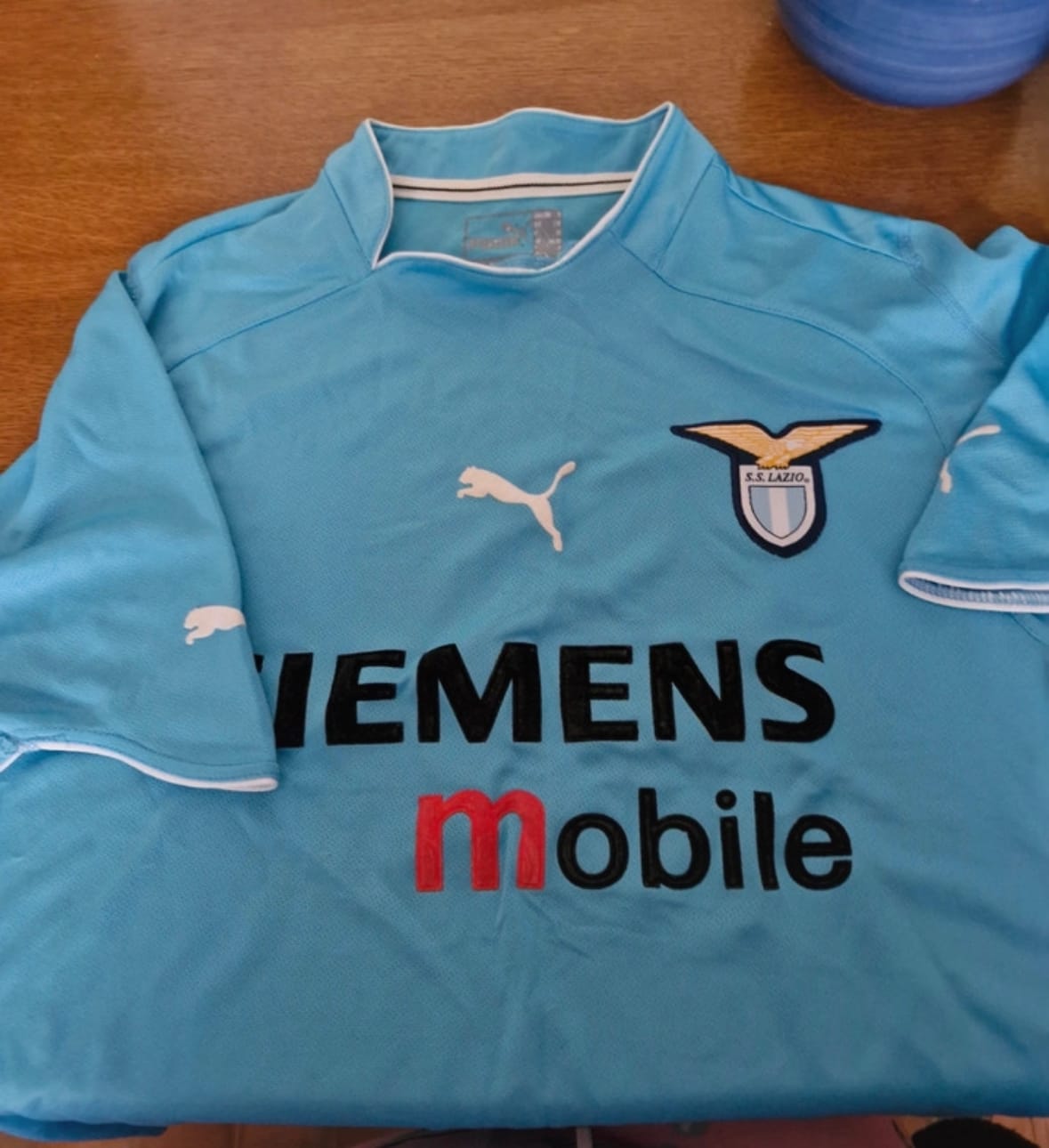 Customer photo review of RETRO Mystery Football Shirt