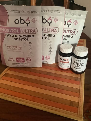 Customer photo review of Pack de 3 Pouch: Oby Inositol Ultra - Myo y D-Chiro Inositol ratio 40:1 | Polvo Sin Sabor