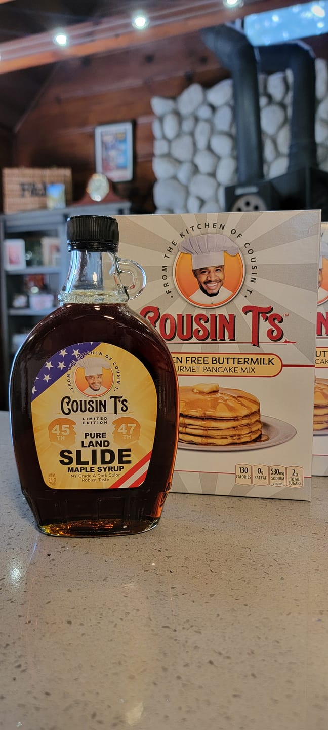 Customer photo review of Cousin T's Gourmet Gluten Free Buttermilk Pancake Mix